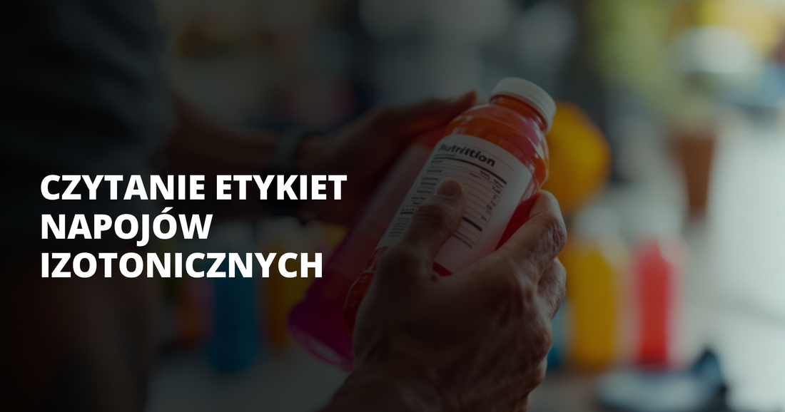 Czytanie etykiet napojów izotonicznych - salt. elektrolity
