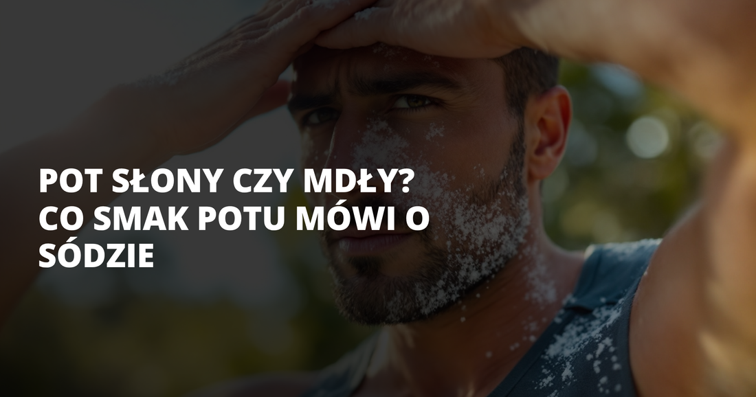 Pot słony czy mdły? Co smak potu mówi o sódzie - salt. elektrolity