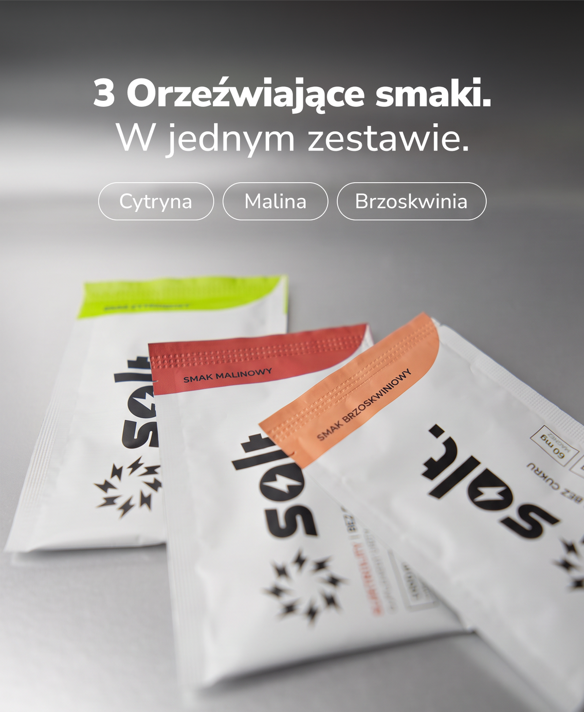 salt. Elektrolity I Zestaw 3 smaków