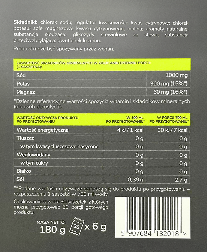 salt. Elektrolity | Cytrynowy